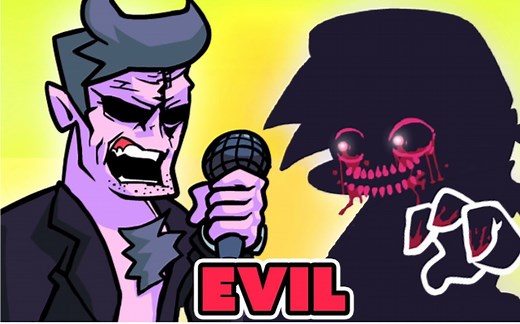 FRIDAY NIGHT FUNKIN' mod EVIL 超难腐败dad战 day1通关！！！（带地址）