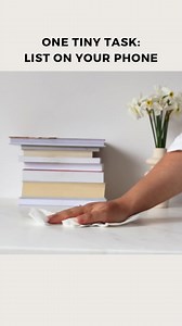 ✅ One TINY Task ✅ Overcome overwhelm and ditch the guilt of not wanting to clean after a long, hard day! 😴 Simply make a list on your phone with every room in the house, and every task that needs to get done in each room. Instead of saying, “Clean the Oven”, break it down into bite-sized chores: . Wipe down the outside of the oven . Clean the oven door . Clean 1 oven rack …etc. Cleaning your entire house will seem more manageable and less overwhelming if you make a goal to just do one tiny task