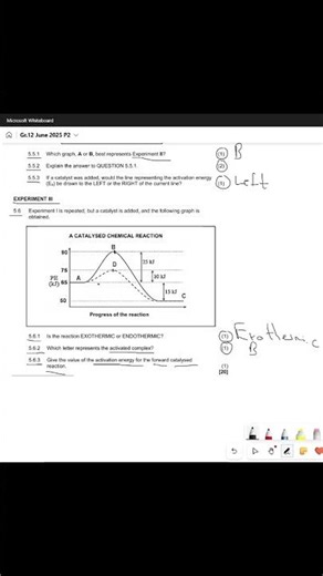 Gr.12 - Reaction Rate (Activation Energy) #grade12 #grade12physics #grade12chemistry #rateofreaction