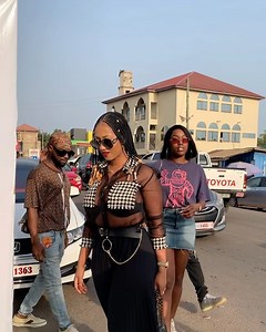 371K views · 84 shares | Hajia 4 Real arrives for the signing and unveiling as brand ambassador for @c.luxfashion locates at Bawleshie | Zionfelix Entertainment News | Facebook