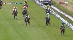 From nowhere! Ringaringarosie hit 1000/1 in-running and looked to have no chance, but came from the clouds to pull the race out of the fire – top ride from Danny McMenamin! | At The Races