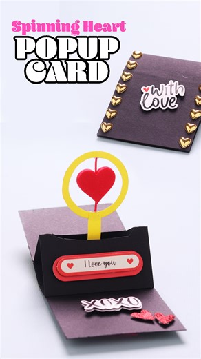 13K views · 180 reactions | DIY Spinning Heart Greeting Card ❤️朗 #diy #diyvideos #diycrafts #diytutorial #diyprojects #artandcraft #easydiy #papercrafts #popupcard #cardmaking #greetingcards #gifting #giftideas #gifts #handmade #howto #tutorial | D.I.Yay | Facebook