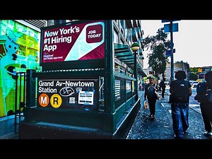 Broadway, Grand Avenue ELMHURST QUEENS | Walking in Queens NYC | Roosevelt Ave to 69th St MASPETH