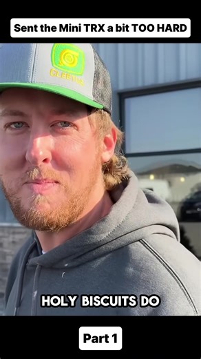 Mini TRX Snow Tracks = Pure Chaos. Sending it to the moon! #minitrx #snowtracks #offroad #trucklife #snowmobile