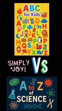 Kids A to Z vs Science A to Z 🔤🔬 | Fun Learning Showdown! #scienceforkids #kidescience