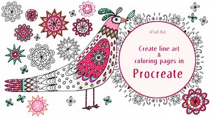 iPad Art: Create Line Art and Coloring Pages in Procreate | Nic Squirrell | Skillshare
