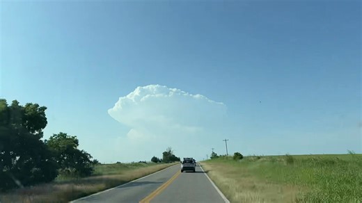 86K views · 974 reactions | STORM EXPLODINGNear Thomas, Oklahoma with the cloud reaching nearly 60kft! Tornado Possible! -6:15pm | Storm Chaser Stephen Jones | Facebook