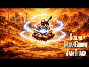 Soulful Indian Groove Backing Track in B Minor