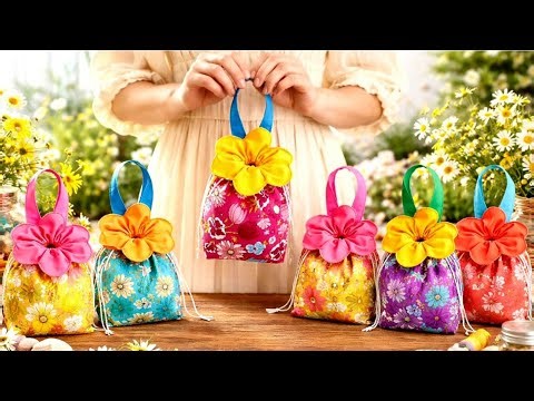 15 Minutes Cute and Extremely Easy Gift Bag Sewing Ideas 🎁 Newest Design Gift Bag Sewing Ideas 🛍