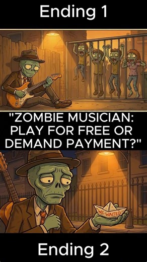 Zombie Musician Hears Orphans Singing His Song Through the Fence... 😭🎸 PvZ