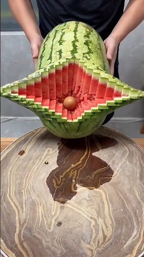 #Chiseling Sweetness Watermelon Style Creations#Fruit Cutting design Skills#Knife Skills#
