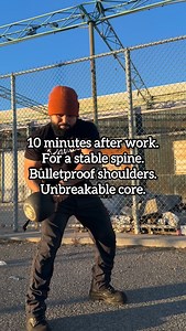 Dig clean to halos – 6 reps Kneeling twist press – 4 reps per side This one’s for spinal stability, shoulder health, and real core rotation. Not for show. For function. For staying solid through hard labor and hard training. 5–7 rounds Recover how you need. But get it done. #BuiltAfterWork #FunctionalStrength #SpinalStability | Martin Rubio