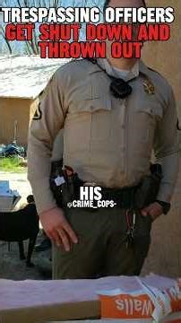 “Get Off My Property!” Cops Enter Without a Warrant—Instantly Shut Down and Trespassed Out