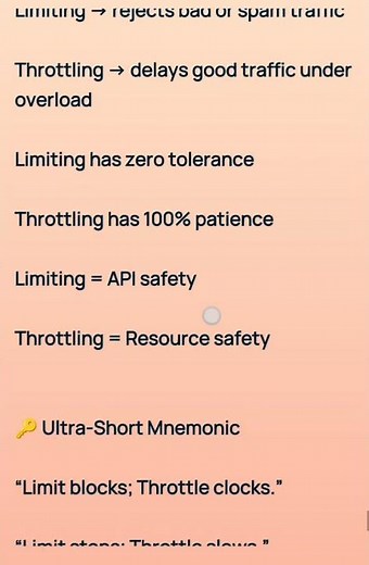 🎯— The Ultimate Memory Hack Cheat Sheet: Limiting vs Throttling