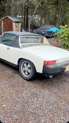 Another Big Boy in for some love. 1976 914 3.6L conversion w/ a 915 Wevo gearbox. Here for a proper front oil cooler install and a fresh paint job all the way from the Garden State! Let’s gooooooo! #porsche914 #914porsche #martinmidengine #porsche9146 | Martin Mid Engine, LLC