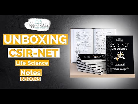 CSIR - NET || Life Science || Latest Edition || Exam Notes Unbox By Toppersnotes
