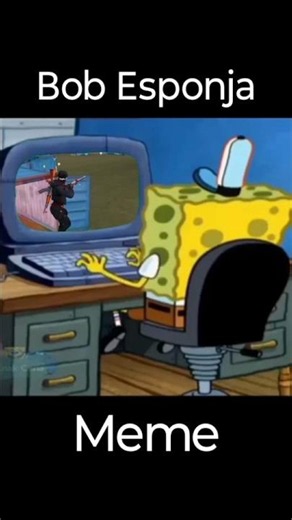 Bob Esponja Meme 🖥️ #memes #bobesponja #shorts