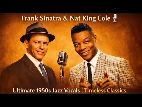 Frank Sinatra & Nat King Cole Hits Mix 🎙️ Ultimate 1950s Jazz Vocals | Songs That Defined an Era