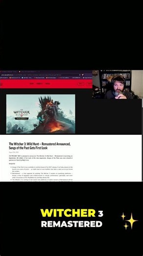 Witcher 3 Remastered & DLC Epic Trailers Revealed!