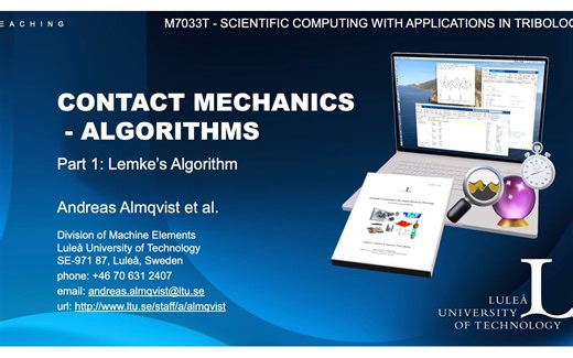 接触力学03_Part_1 Algorithms Recap and Lemke（Lemke算法概述）