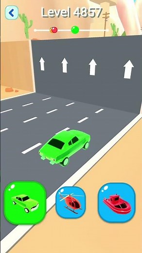 Shape shifting2 game level #4857 hyper casual game #shapeshifting #gameplay #gaming #shortvideo...