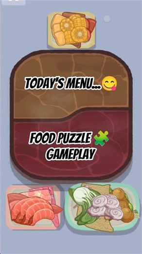 Food puzzle gameplay 🎮...#viralvideo #games #gameplay #food #funny #puzzle #shorts
