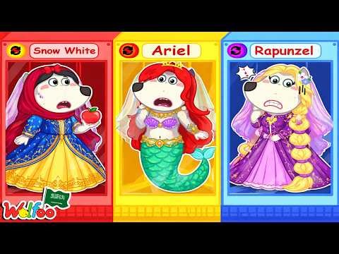 رسوم متحركة ممتعة للأطفال ⭐ أوه لا! وولفو أصبح دمية أميرة ‪@wolfooinarabic‬