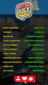 Spanish Phrases for beginners! Boost you spanish with us! | Quick Spanish | Facebook