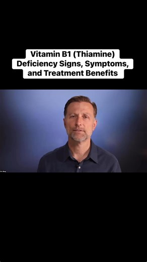 Discover the importance of vitamin B1 and find out the symptoms of a B1 deficiency. If you like this video, check this one out next: https://drbrg.co/4mExz8e | Dr. Eric Berg
