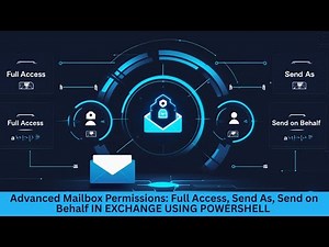 M365: Advanced Mailbox Permissions Full Access, Send As, Send On Behalf In Exchange Using Powershell
