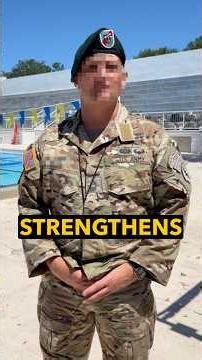 Special Forces Green Beret discusses partnership with SOCOM Athlete #SpecialForces #Army #Shorts