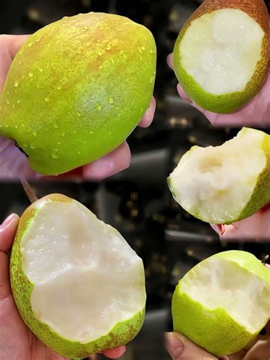 It s so amazing when you buy it at will. This red crispy pear is really delicious