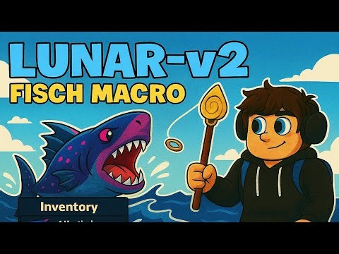 🌙 Lunar v2 – NEW AFK Fisch Macro for MacBook! FIX Included 💻🎣 #Fisch