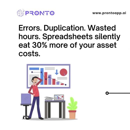 Spreadsheets Are Costly. PRONTO AI Isn’t #ProntoAI #AssetManagement