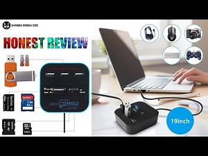USB Combo Card Reader All in One Multi USB Splitter | Amazon | Honest Review