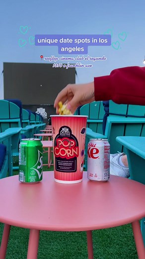 movie dates are better on the rooftop 🤩 rooftop cinema club el segundo is open with new seating, lounge area, photo ops and more 🎉✨🍿 link in bio for 🎟