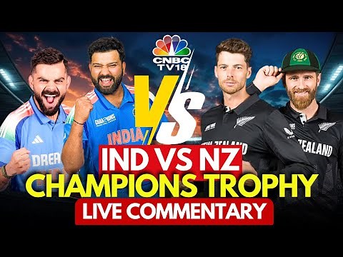 IND Vs NZ LIVE Cricket Score: CT Finals LIVE | New Zealand Wins Toss | Rohit Sharma Vs Santner |N18G