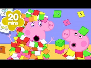 Sticky Note MAYHEM! 📝 Try Not to Laugh Challenge 😂🖇️ Peppa Pig Full Episodes | 20 Minutes - Videos For Kids