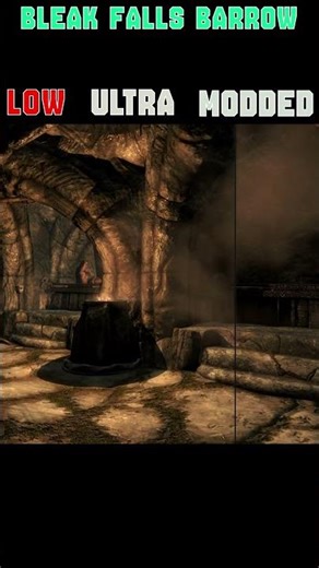 SKYRIM |Low|Ultra|Moded #4 Bleak Falls Cloak