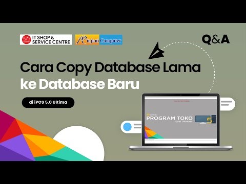 Cara Copy Database Lama ke Database Baru di iPOS 5.0 Ultima