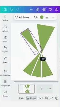 How to Create a Geometric Split Frame in Canva