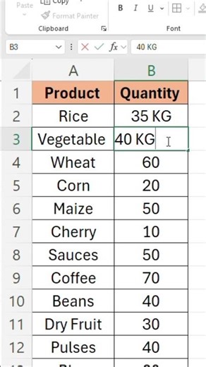 Add KG Units in Excel FAST with EASY Steps 🤩