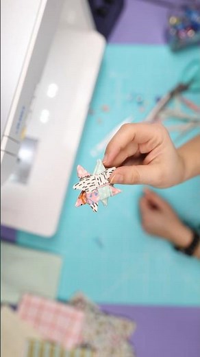 DIY Fröbelsterne aus Stoffresten #Stoffreste #nähen