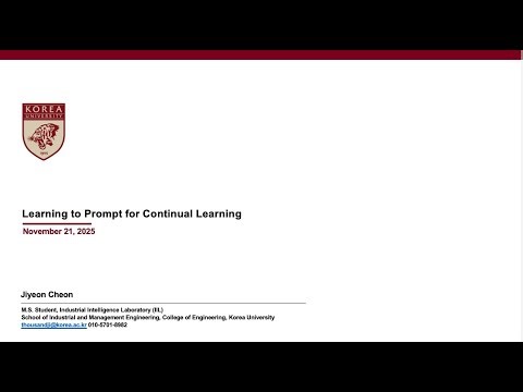 [랩세미나] Learning to Prompt for Continual Learning