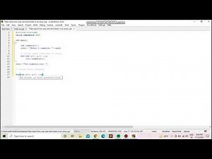 Take Input From User And Store Them in An Array In C++ || Array Store in C++ Language || Store Array