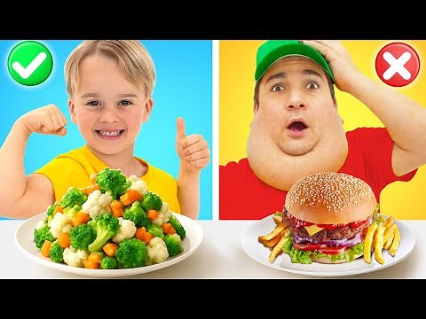 Mike teaches Uncle to choose healthy food and stay fit