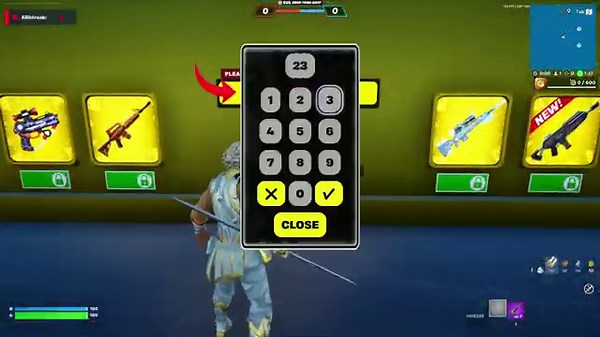 CHANGE TEAM CODE LOCATION | SECRET CODE CRAZY RED VS BLUE 2898-7886-8847 FORTNITE