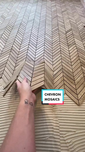 Chevron Mosaic Renovation: A Day of Hard Work