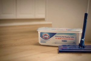 Clorox Scentiva Disinfecting Wet Mop Pads, Lavender & Jasmine, 12 Count