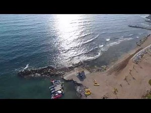 TOP Cyprus Beaches: Faros Beach and Paphos Lighthouse - 4K